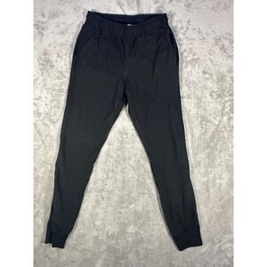 Champions Pants Mens Medium Sweatpants Black Athleticwear‎ Lounge Cuffed Ankle